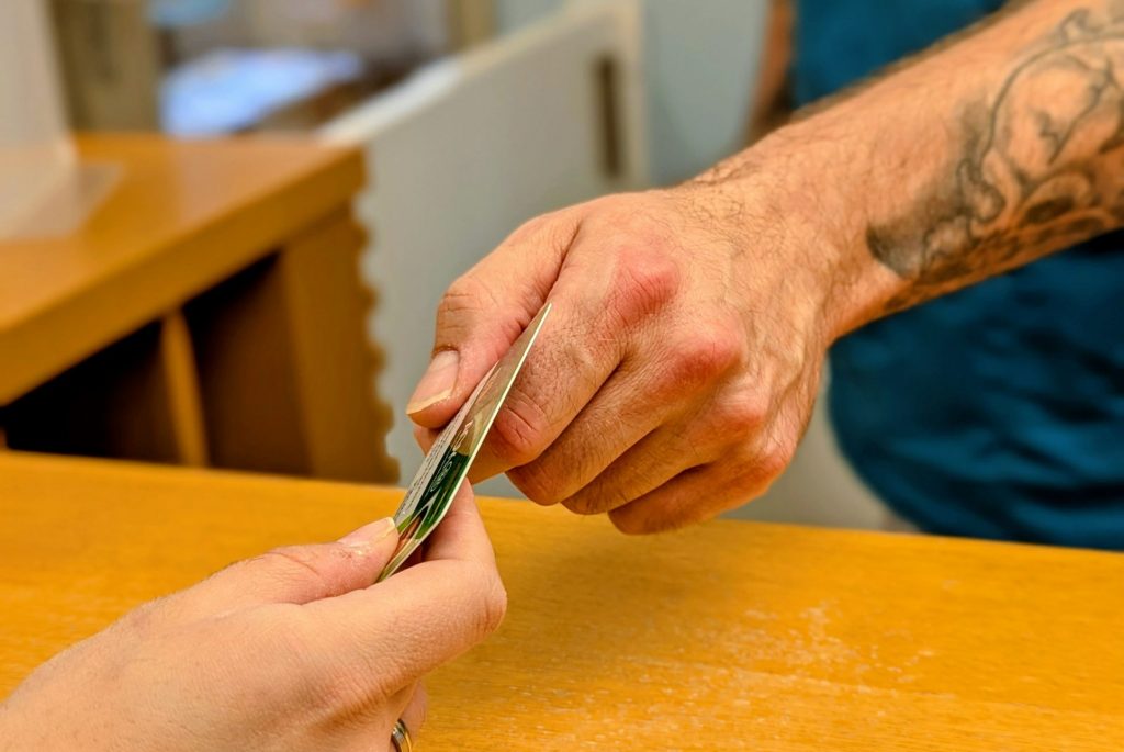 Karte einlesen zum neuen Quartal